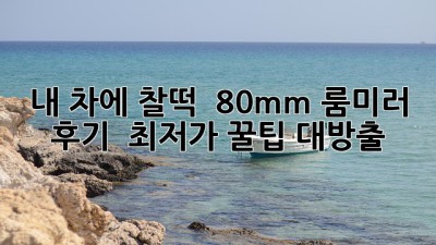내 차에 찰떡! ✨ 80mm 룸미러 후기 & 최저가 꿀팁 대방출 🚗💨